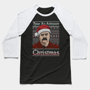 Adequate Christmas Baseball T-Shirt